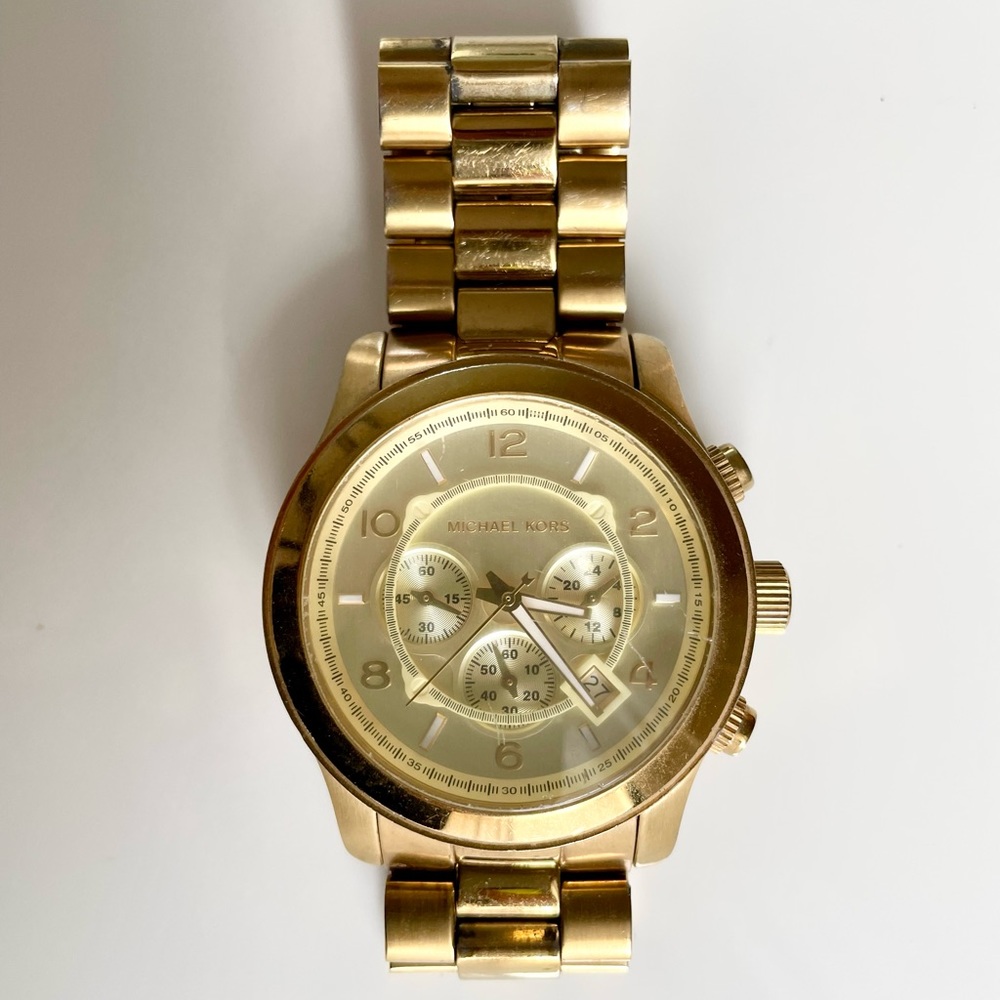 Women’s oversized Michael Kors Watch
